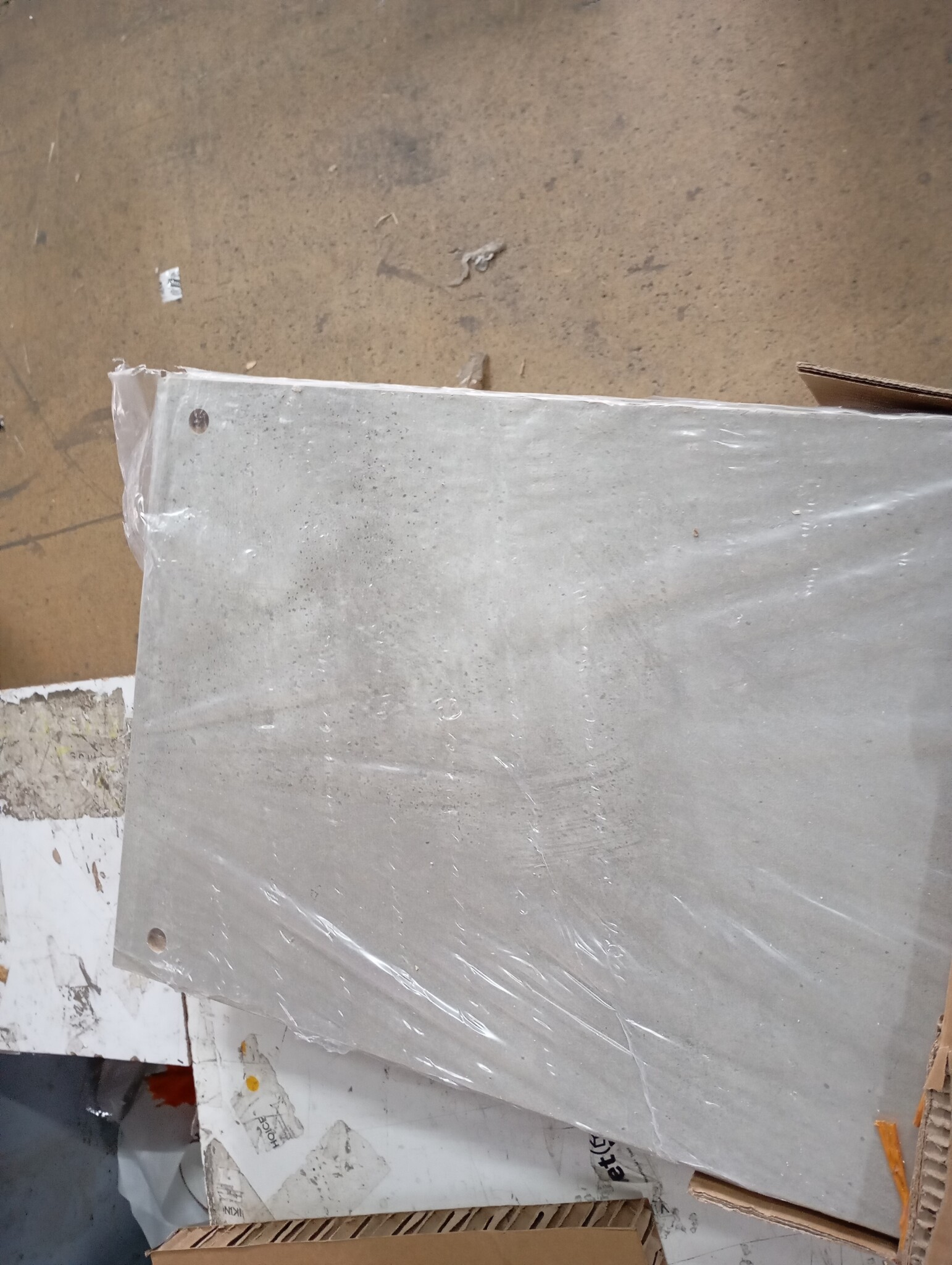 Wastafelkast Betongrijs 90x38,5x45 cm - 53% Korting