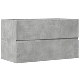 Wastafelkast Betongrijs 90x38,5x45 cm - 53% Korting