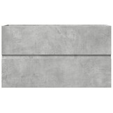 Wastafelkast Betongrijs 90x38,5x45 cm - 53% Korting