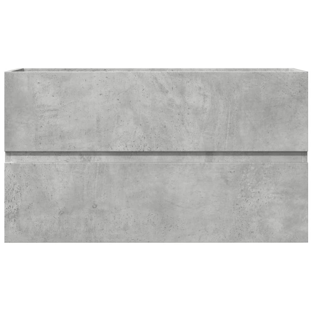 Wastafelkast Betongrijs 90x38,5x45 cm - 53% Korting