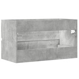 Wastafelkast Betongrijs 90x38,5x45 cm - 53% Korting