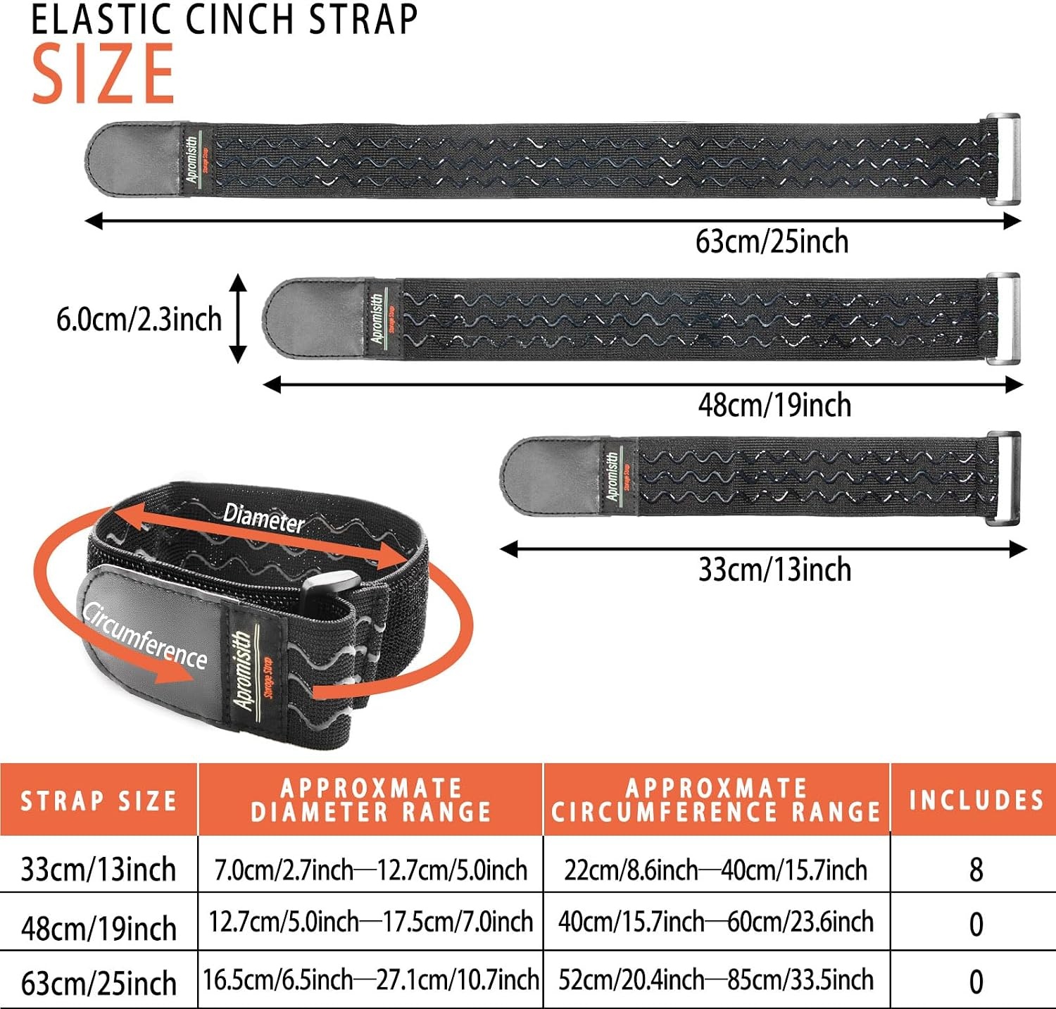 8x Klittenband Bindstrips 30cm Zwart - 54% Korting