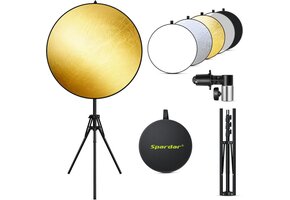 Fotografie Reflector Kit 5-in-1 met Statief - 34% Korting