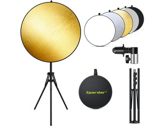 Fotografie Reflector Kit 5-in-1 met Statief - 34% Korting