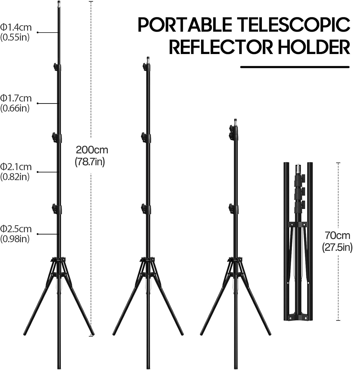 Fotografie Reflector Kit 5-in-1 met Statief - 34% Korting