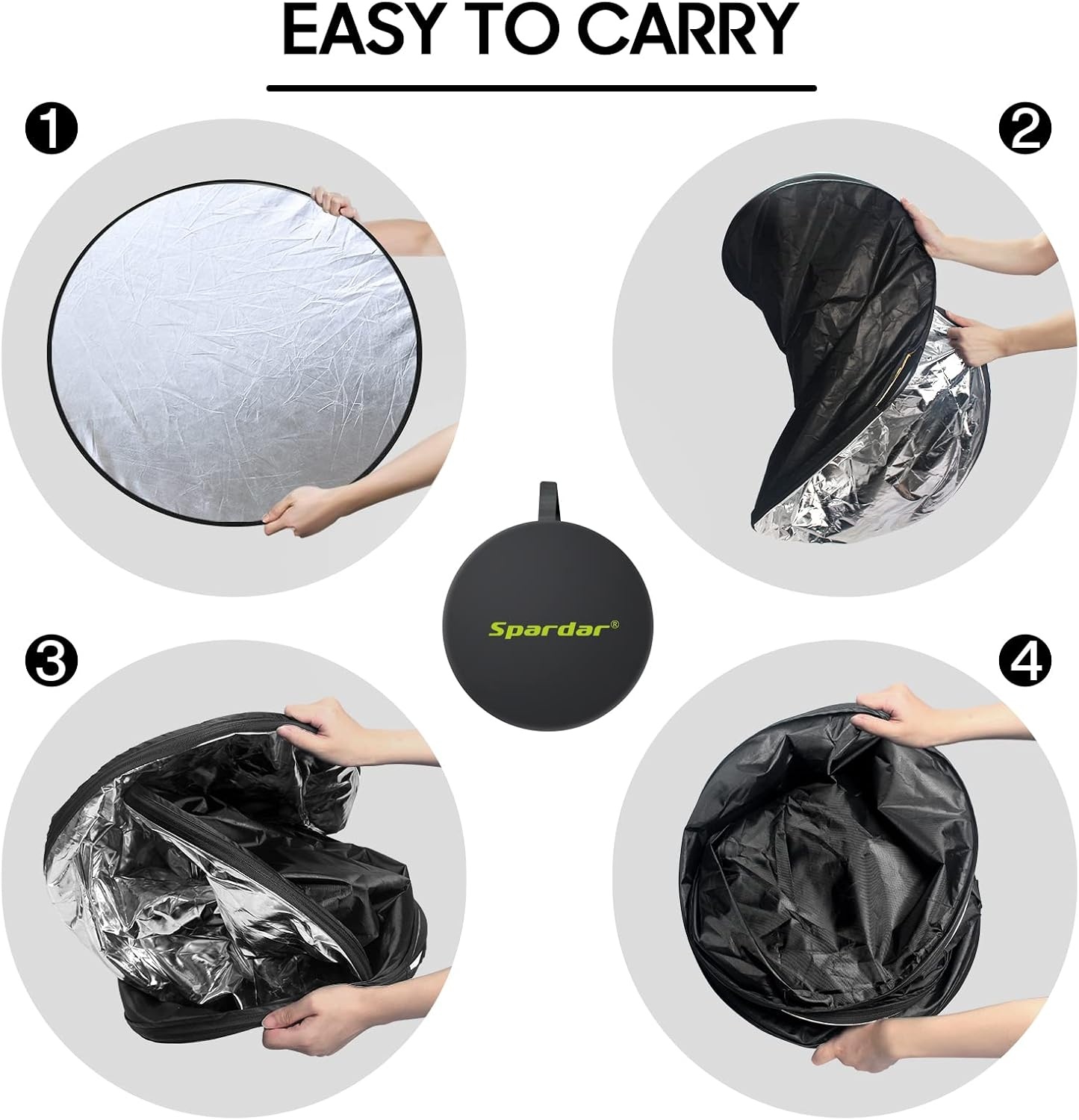 Fotografie Reflector Kit 5-in-1 met Statief - 34% Korting
