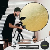 Fotografie Reflector Kit 5-in-1 met Statief - 34% Korting