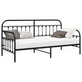 VidaXL Daybed Frame Zwart Staal 90x200 cm - 35% Korting