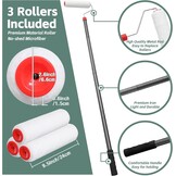 Verstelbare Verfroller met Telescoopsteel - 223 cm - 55% Korting