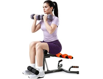 Verstelbare Squat Machine: Bilspieren & Core Training (29% Korting)