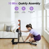 Verstelbare Squat Machine: Bilspieren & Core Training (29% Korting)