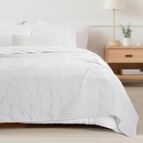 Sprei Wit 240x260cm Geometrisch (Incl. 2 Kussenslopen) - 33% Korting