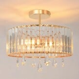 Kristallen Plafondlamp Goud - Ø 36,5 cm met 34% Korting