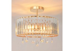 Kristallen Plafondlamp Goud - Ø 36,5 cm met 34% Korting