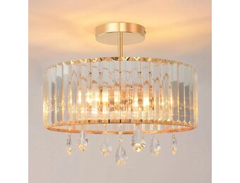 Kristallen Plafondlamp Goud - Ø 36,5 cm met 34% Korting
