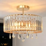Kristallen Plafondlamp Goud - Ø 36,5 cm met 34% Korting