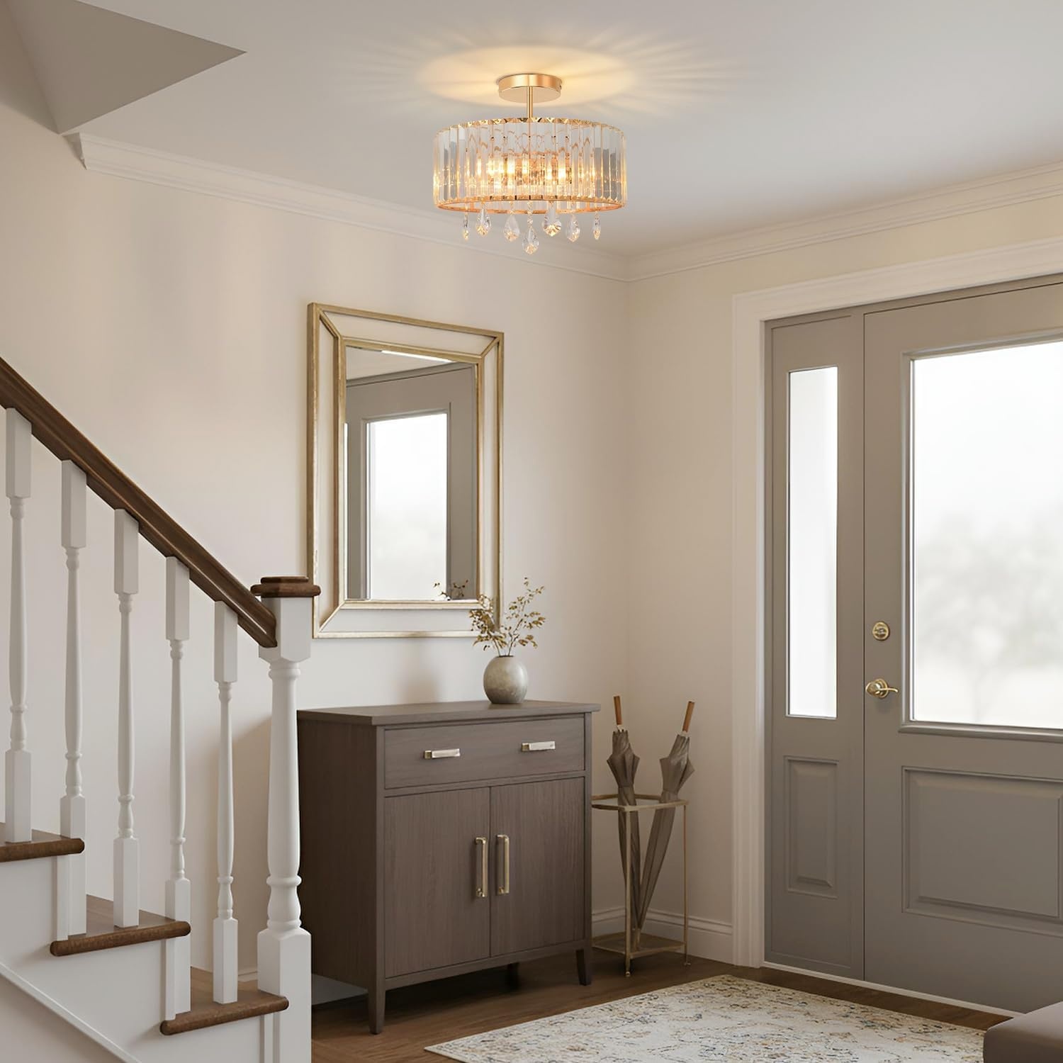 Kristallen Plafondlamp Goud - Ø 36,5 cm met 34% Korting