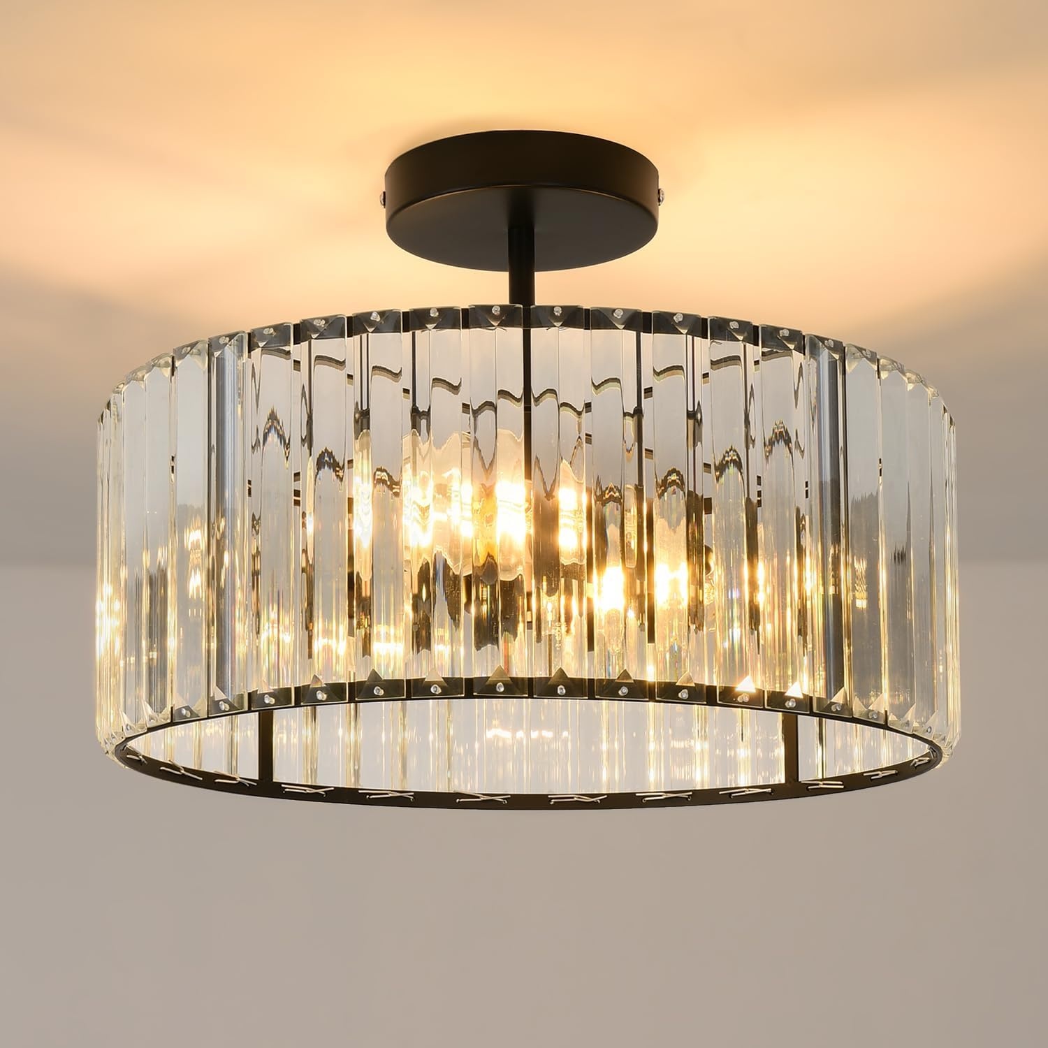 Kristallen Plafondlamp Goud - Ø 36,5 cm met 34% Korting