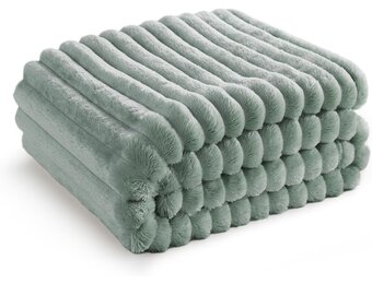 Knuffelzachte Fleece Deken Groen 130x170 cm - 33% Korting