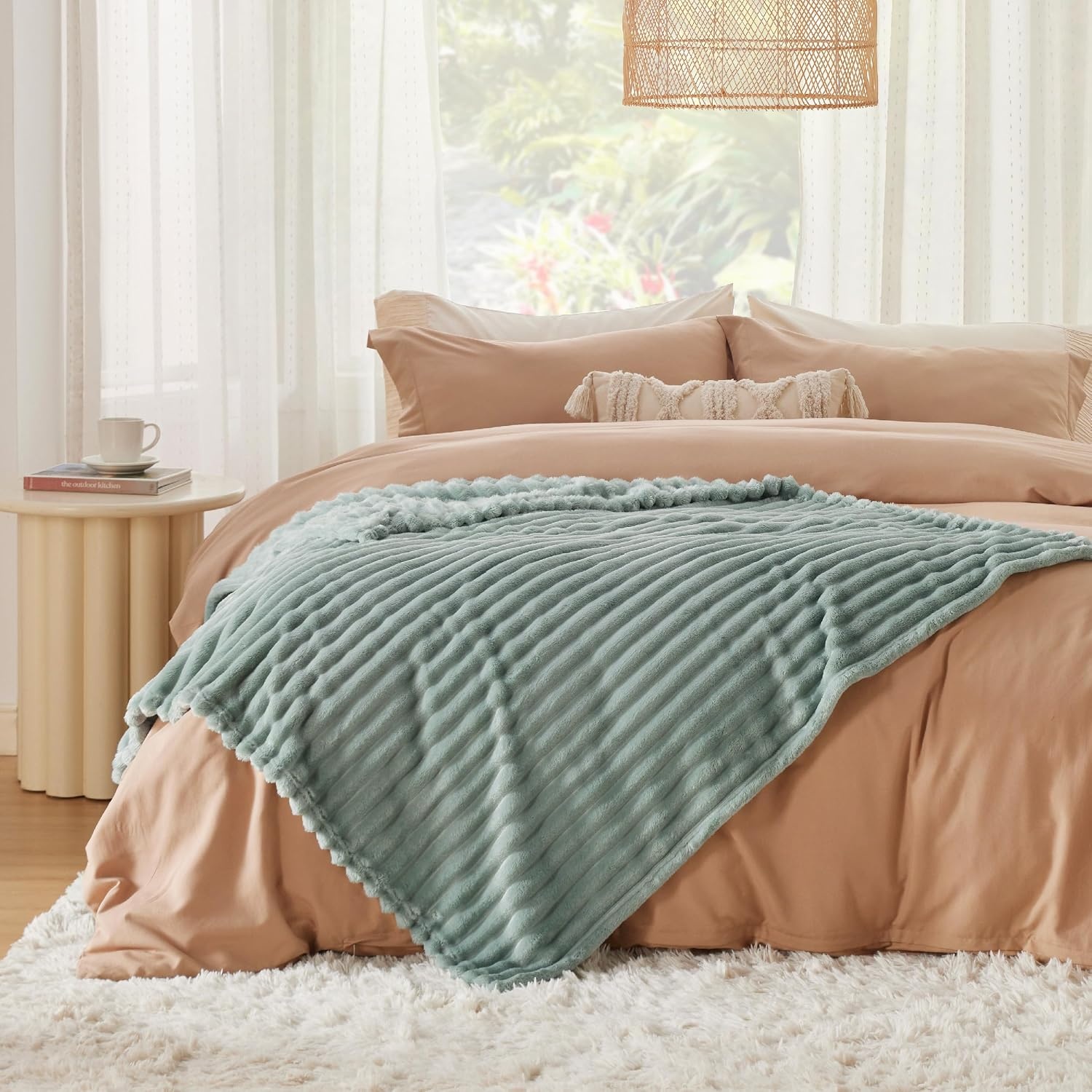 Knuffelzachte Fleece Deken Groen 130x170 cm - 33% Korting