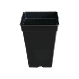 20x Zwarte Vierkante Plantenpotten 7L - Gerecycled Kunststof - 33% Korting