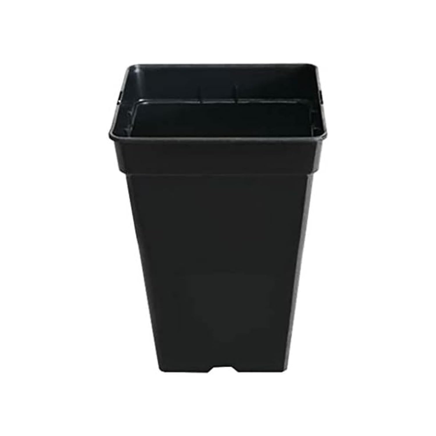 20x Zwarte Vierkante Plantenpotten 7L - Gerecycled Kunststof - 33% Korting