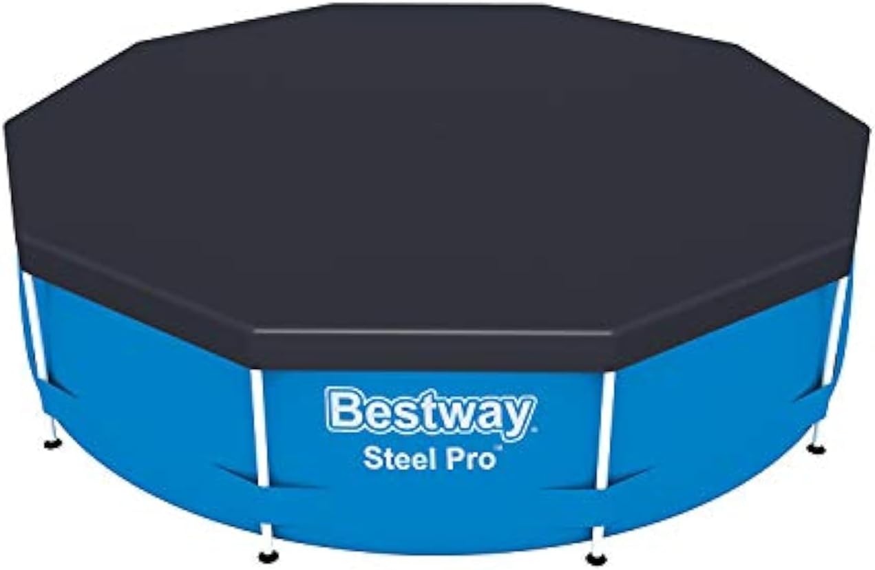 Afdekzeil Zwembad Rond 368 cm Blauw - 32% Korting!