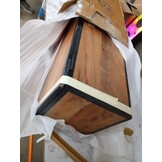 Massief Acacia Houten Opbergbox met IJzer - 60x30x30 cm - 59% Korting