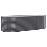 Verhoogde Plantenbak Staal Antraciet 249x100x68 cm - 54% Korting
