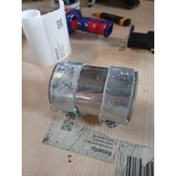 Uitlaatklem RVS 55mm Ø - 70% Korting