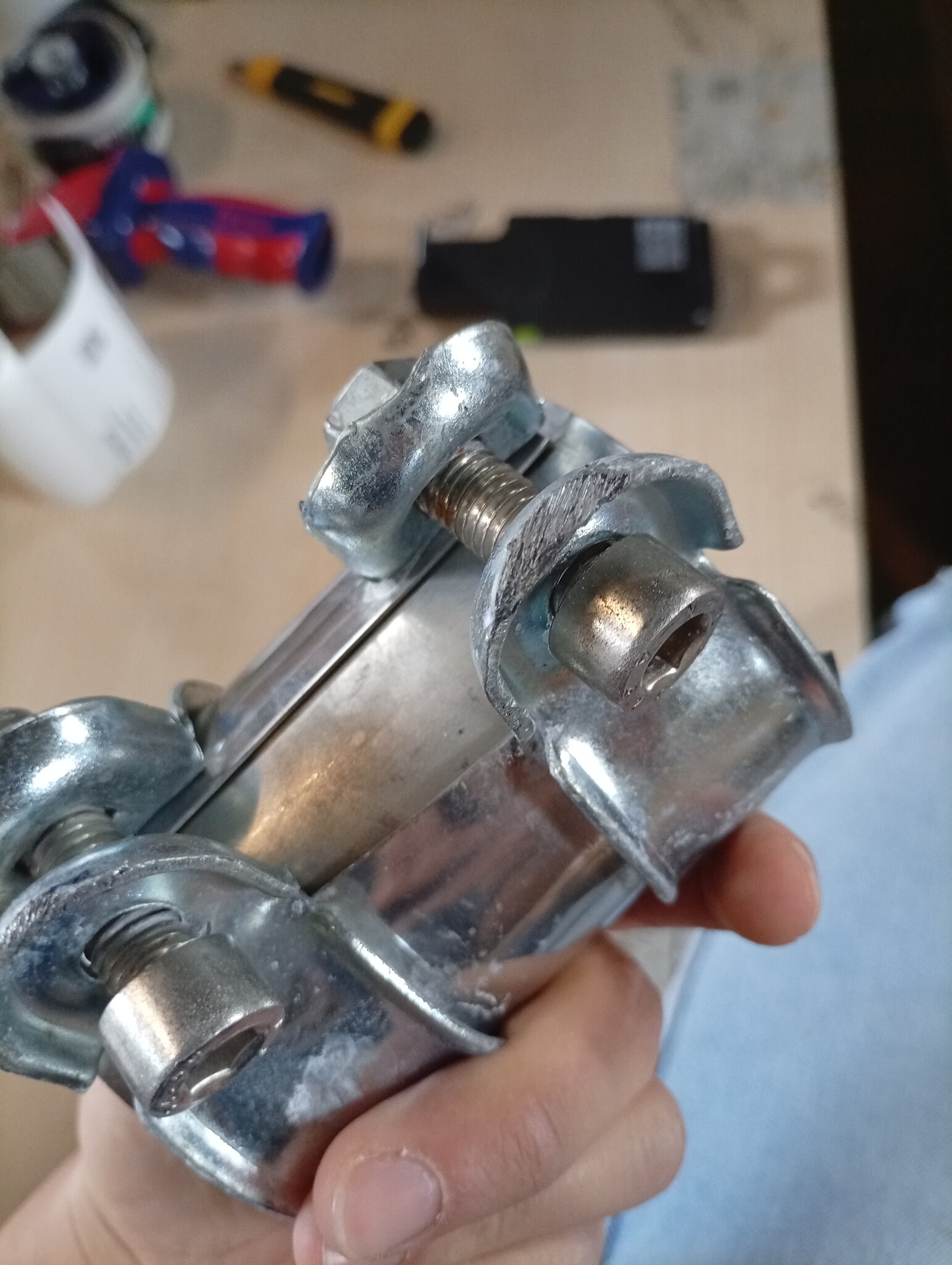 Uitlaatklem RVS 55mm Ø - 70% Korting