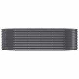 Verhoogde Plantenbak Staal Antraciet 249x100x68 cm - 54% Korting