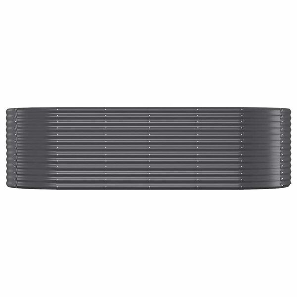 Verhoogde Plantenbak Staal Antraciet 249x100x68 cm - 54% Korting