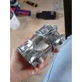 Uitlaatklem RVS 55mm Ø - 70% Korting
