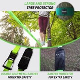 Slackline Set Groen 29% Korting: Compleet met Trainingslijn & Dubbele Ratels