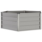 Verhoogde plantenbak van cortenstaal - 129x129x45 cm - 57% Korting