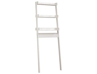vidaXL Toiletrek Grenenhout Wit - 34% Korting