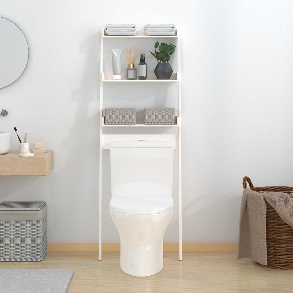 Wit Grenenhouten Toiletrek (60% Korting)