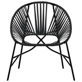 Zwarte Poly Rattan Tuin Eierstoel - 49% Korting