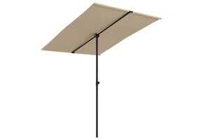 Taupe Parasol Aluminium Paal - 53% Korting