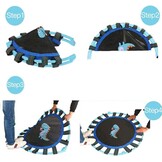 Kinder Fitness Trampoline 38 inch Inklapbaar met Veiligheidsbeugel - 34% Korting