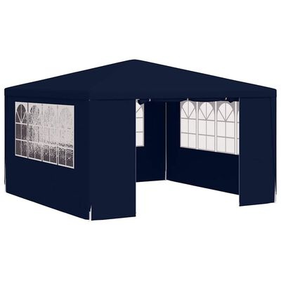 Blauwe Partytent 4x4m met Zijwanden - 34% Korting