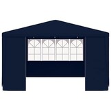 Blauwe Partytent 4x4m met Zijwanden - 34% Korting