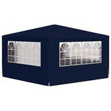Blauwe Partytent 4x4m met Zijwanden - 34% Korting