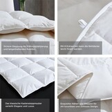 Donsdekbed Winter 155x220 cm - 50% Dons, 50% Veren - Nu 57% Korting!