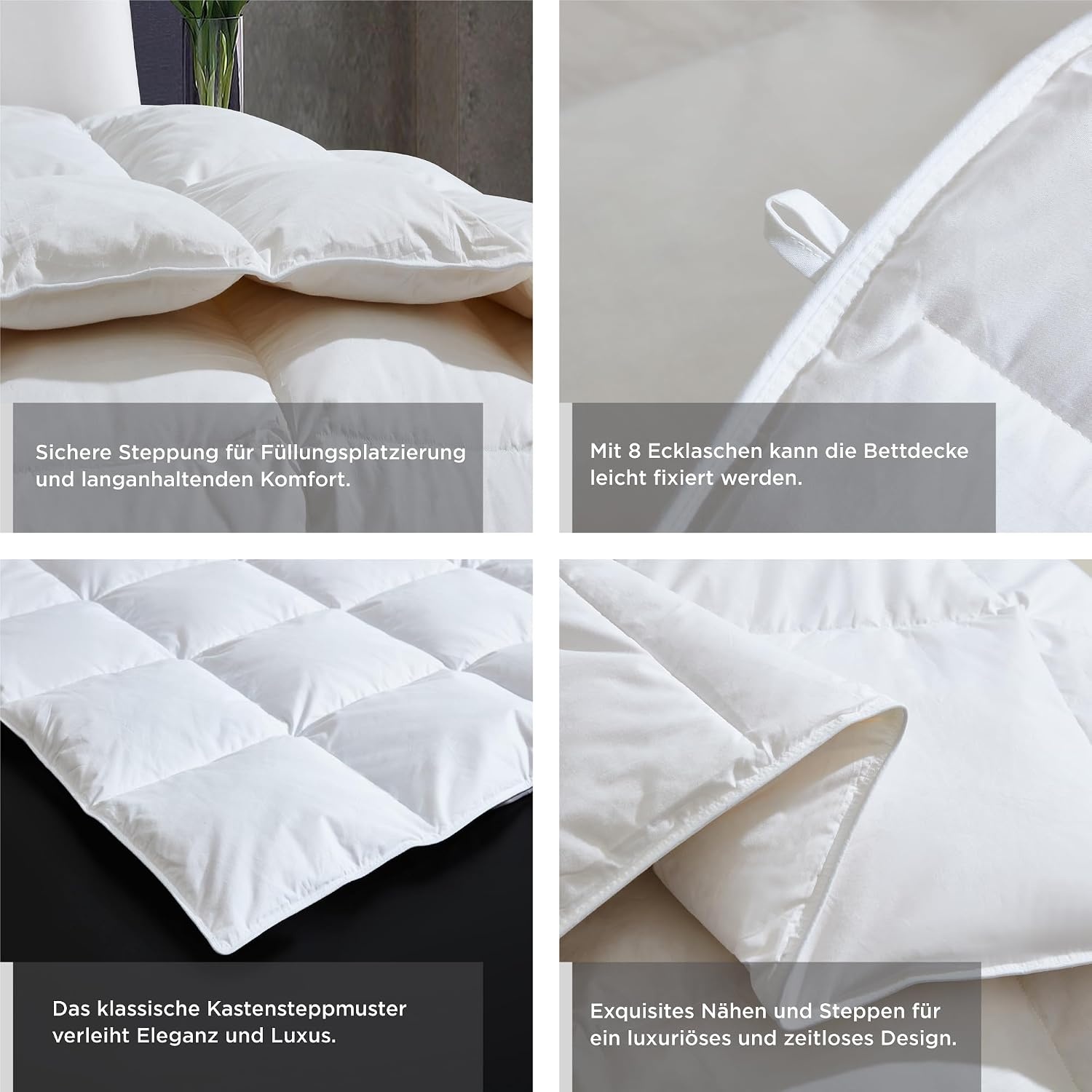 Donsdekbed Winter 155x220 cm - 50% Dons, 50% Veren - Nu 57% Korting!