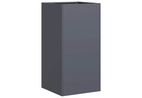 VidaXL Plantenbak 40x40x80cm Antraciet Staal - 34% Korting!
