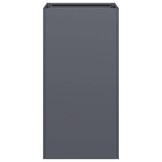vidaXL Plantenbak 40x40x80 cm koudgewalst staal antracietkleurig