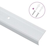 vidaXL Trapprofielen 10 pcs Zilver 67 cm Aluminium