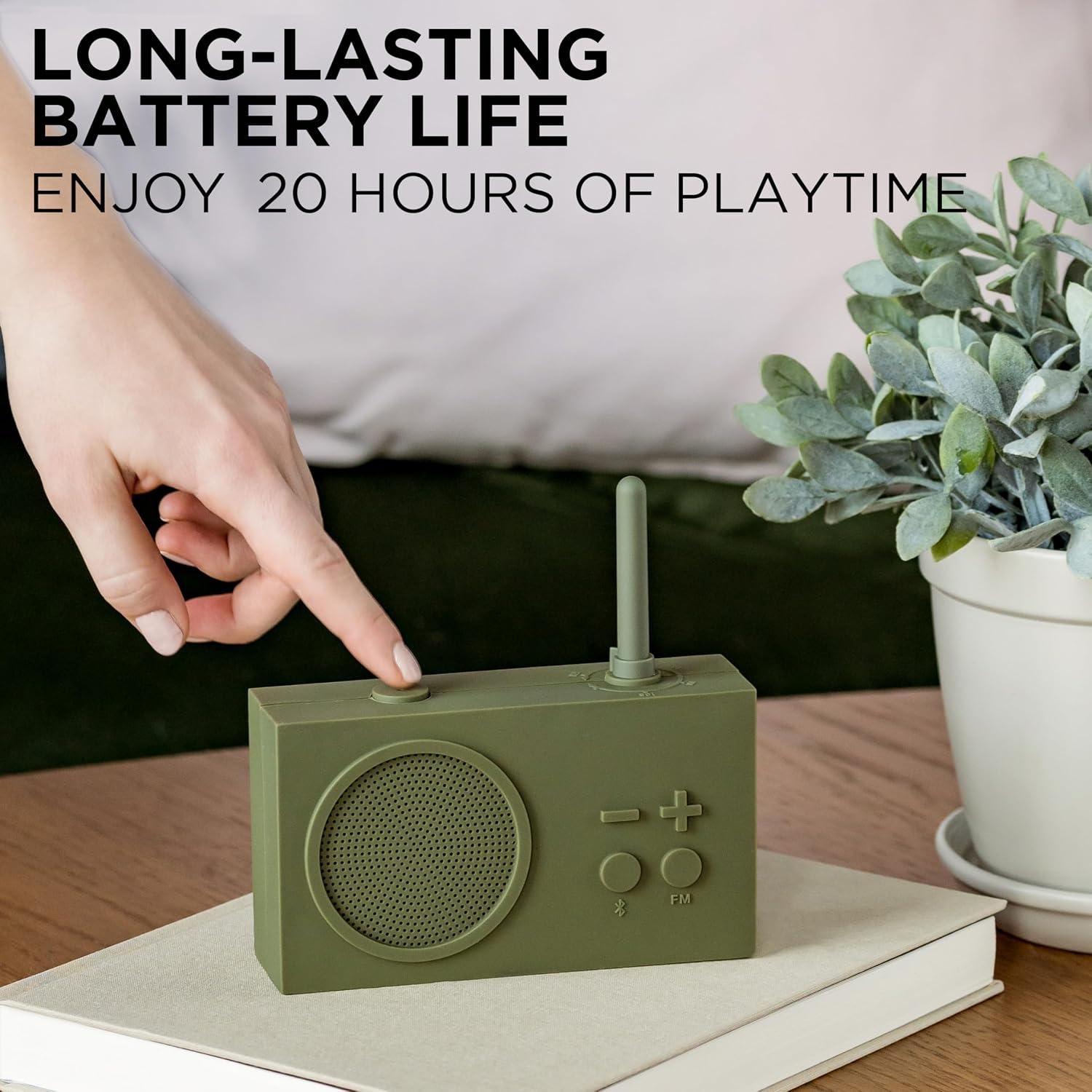 Portable Bluetooth Speaker with FM Radio TYKHO 3 yellow